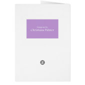 誕生日カード – 成長中 (裏面)