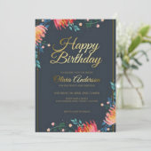 誕生日カード 招待状 (スタンド正面)