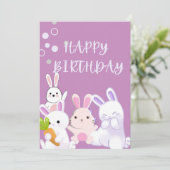 誕生日カード 招待状 (スタンド正面)