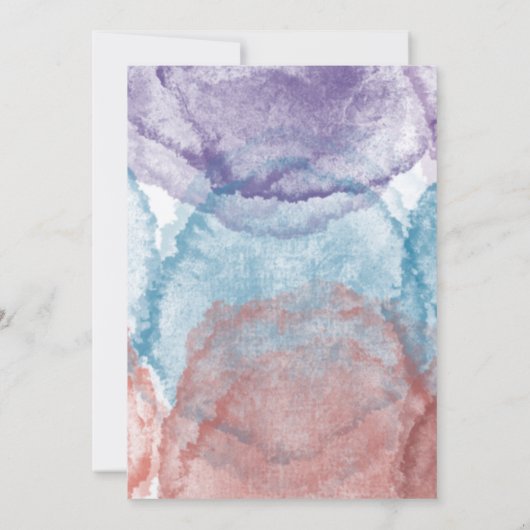 誕生日カード 招待状 (裏面)