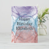 誕生日カード 招待状 (スタンド正面)