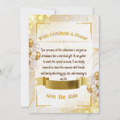 誕生日カード 招待状 (裏面)