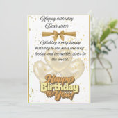 誕生日カード 招待状 (スタンド正面)