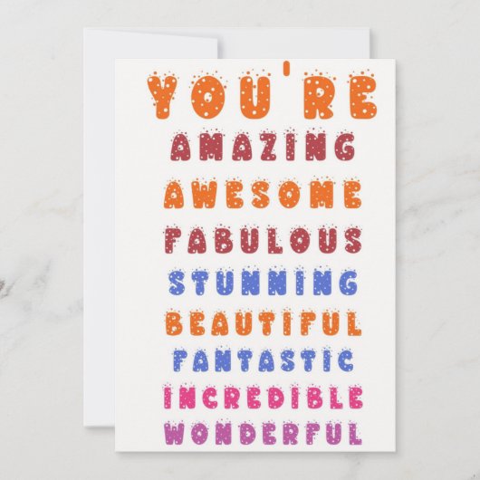 誕生日カード 招待状 (正面)