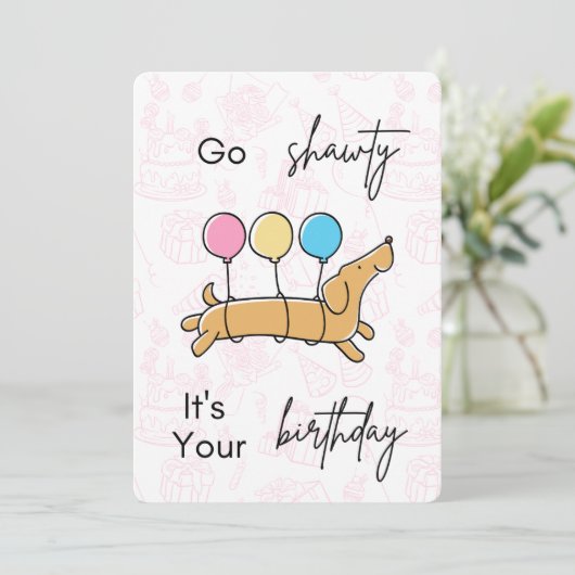 誕生日カード / 招待状 (スタンド正面)