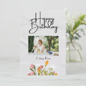 誕生日カード 招待状 (スタンド正面)