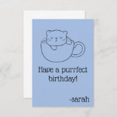 誕生日カード 招待状 (正面/裏面)