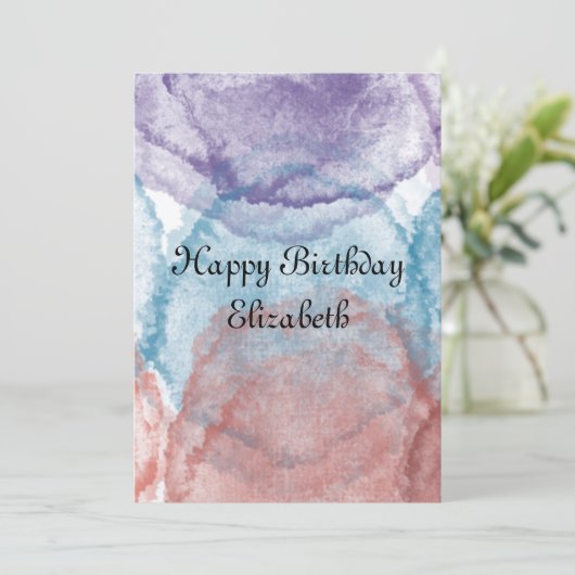 誕生日カード 招待状 (スタンド正面)