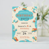 誕生日カード 招待状 (スタンド正面)