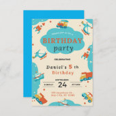 誕生日カード 招待状 (正面/裏面)