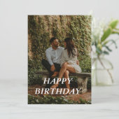 誕生日カード 招待状 (スタンド正面)