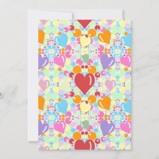 誕生日カード 招待状 (正面)