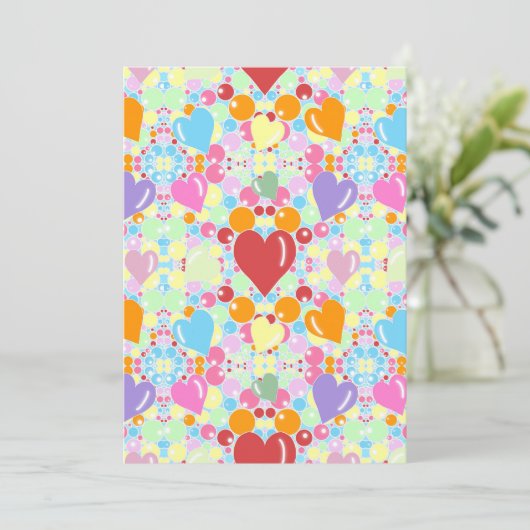 誕生日カード 招待状 (スタンド正面)