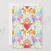 誕生日カード 招待状 (裏面)