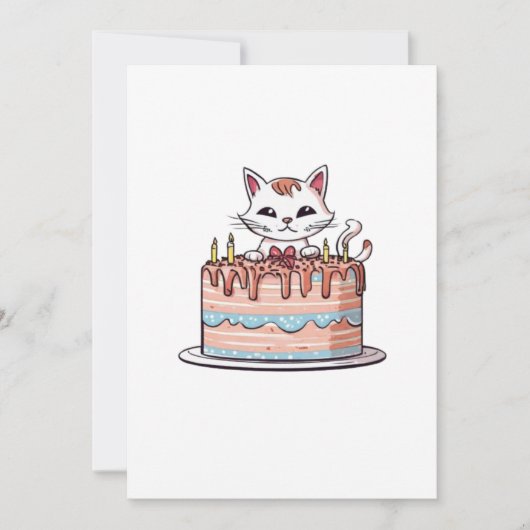 誕生日カード 招待状 (正面)