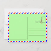 誕生日カード 案内状 (裏面)