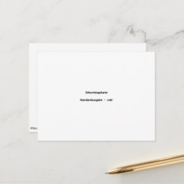 誕生日カード 標準白 ポストカード