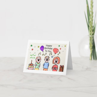 誕生日カード – 歌うハッピーバースデー カード