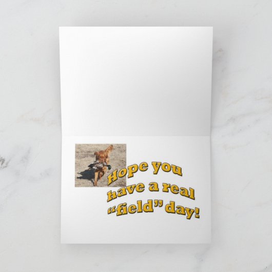 誕生日カード（犬） カード (内部)