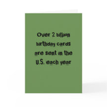 誕生日カード – 皮肉に