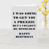 誕生日カード - 私は行くつもりだった... カード (黄色い花)