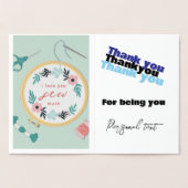 誕生日カード 箔カード (内部)