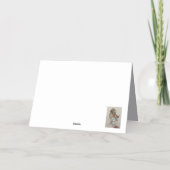 誕生日カード 箔グリーティングカード (裏面)