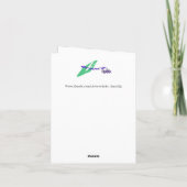 誕生日カード： 素晴らし Gal カード (裏面)