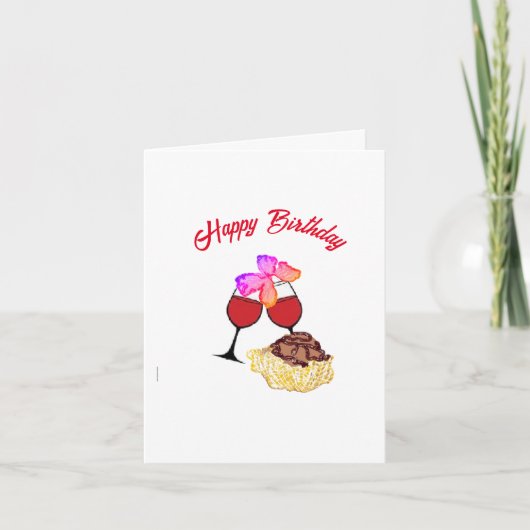 誕生日カード： 素晴らし Gal カード (正面)