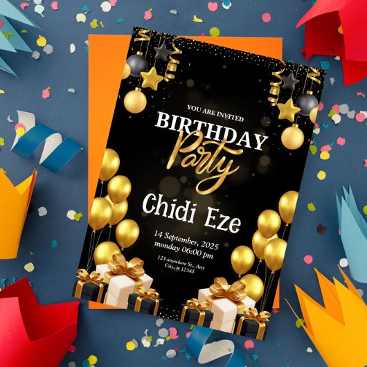 誕生日カード – 誕生日の招待状 招待状