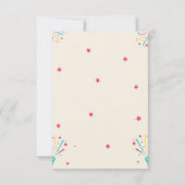 誕生日カード – 誕生日グリーティングカード (裏面)