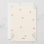 誕生日カード – 誕生日グリーティングカード シーズンカード (裏面)