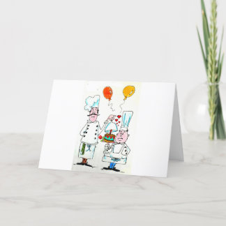 誕生日カード – 鉄製ケーキ カード