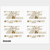 誕生日カード 長方形シール (シート)