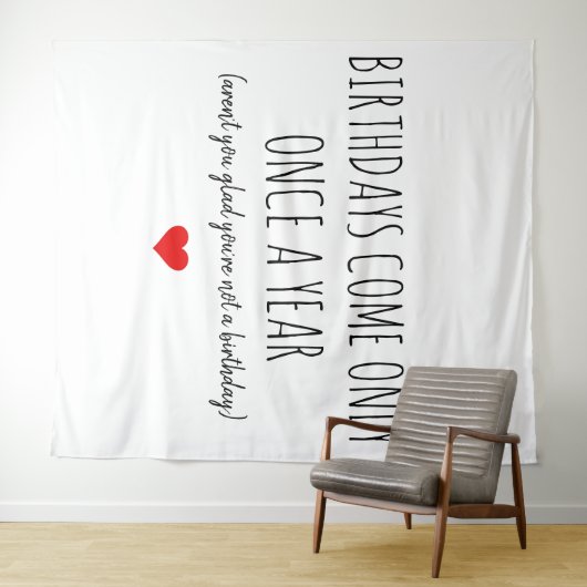 誕生日カード 面白い いたずら タペストリー (インサイチュ(横))