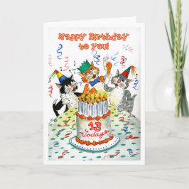 誕生日カード（13歳） カード