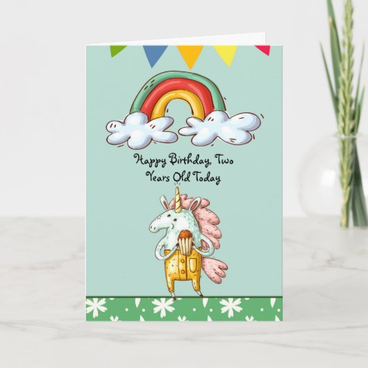 誕生日カード(2歳またはその他) カード (正面)
