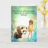 誕生日カード(4年間)古い、または年齢の選択 カード (黄色い花)