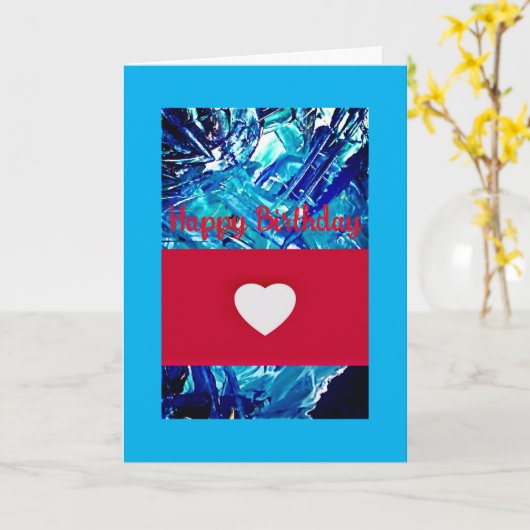 誕生日カード、5" x 7"折り畳み誕生日カード カード (黄色い花)