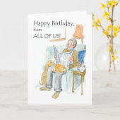 誕生日カード – 「All of Us」より カード (黄色い花)