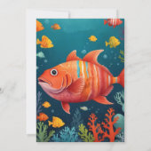 誕生日カード - BDカードをカスタマイズ 招待状 (裏面)