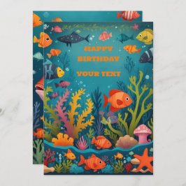 誕生日カード - BDカードをカスタマイズ 招待状