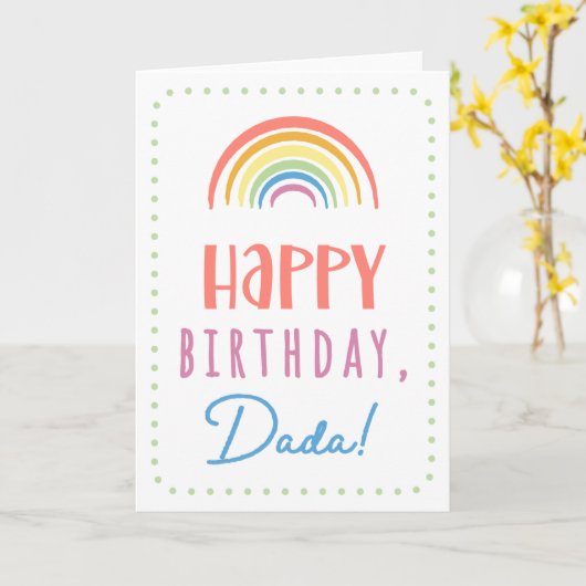 誕生日カード(Dada) カード (黄色い花)