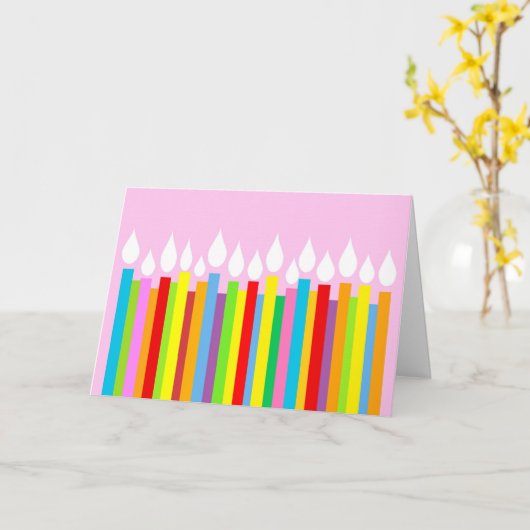 誕生日カード – For Her カード (黄色い花)