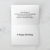 誕生日カード – HMS Collingwood カード (内部)