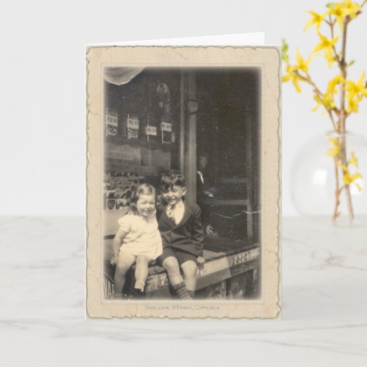 誕生日カード~Hugo カード (黄色い花)