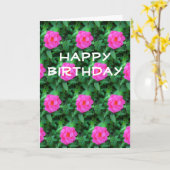 誕生日カード（Jo Images社による花柄） カード (黄色い花)