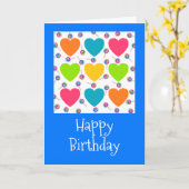 誕生日カード(Jo Images社のハート付き) カード (黄色い花)