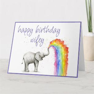 誕生日カード – LGBTQIハッピーバースデーウィフィー カード