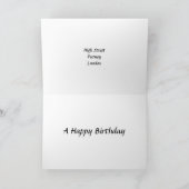誕生日カード – Putney,ロンドン カード (内部)